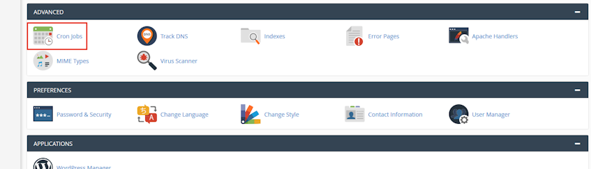 cPanel Cron Jobs Location cPanel Cron Jobs Location