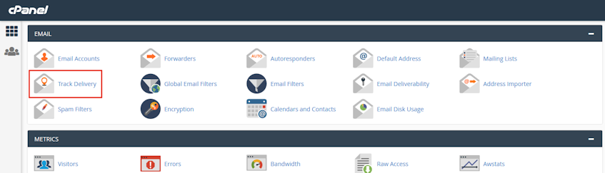 cPanel Track Delivery Location cPanel Track Delivery Location