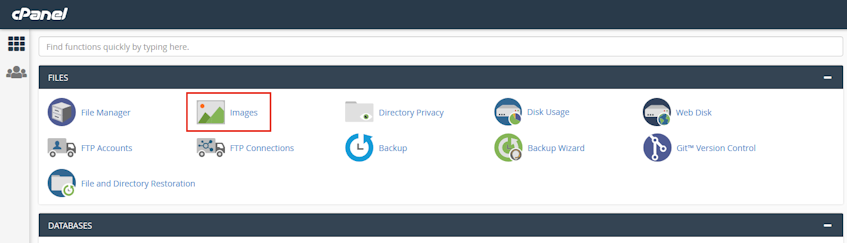 cPanel Images Location cPanel Images Location