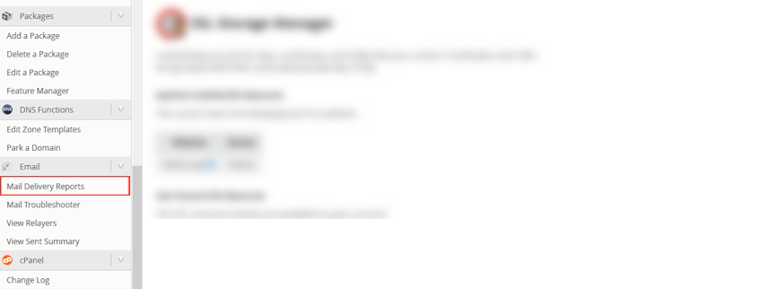 WHM Mail Delivery Reports Location WHM Mail Delivery Reports Location