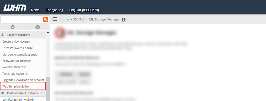 WHM Web Template Editor Location